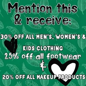 🌺 SALE!!! WEDNESDAY OCT 11- FRIDAY OCT 13 🌺